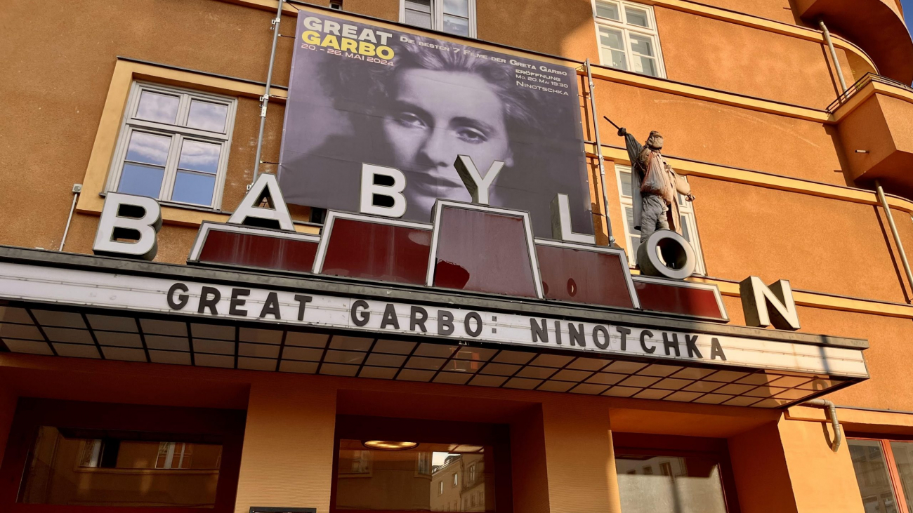 Greta Garbo en Cine Babylon